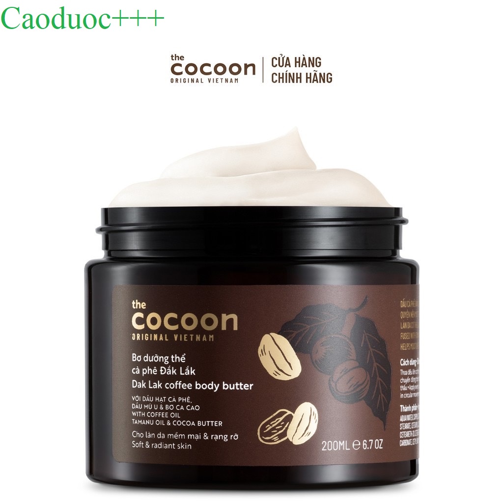 Bơ dưỡng thể cà phê Cocoon 200ml