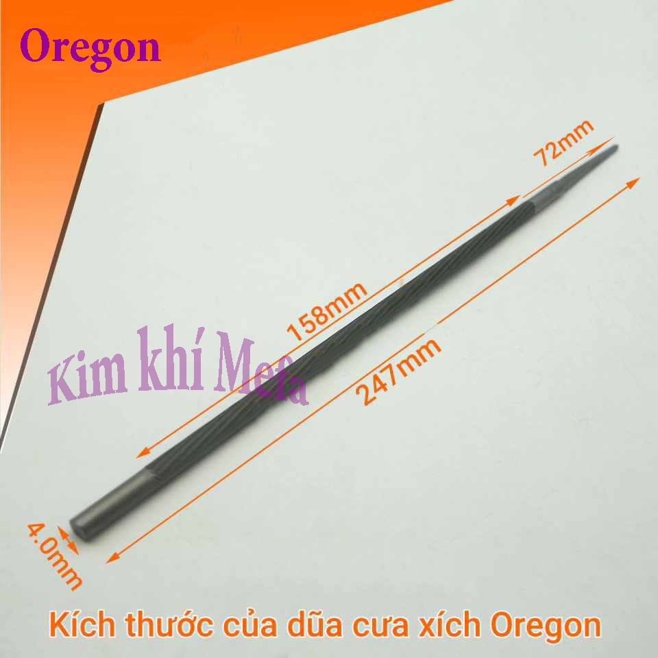 Dũa xích máy cưa Oregon đủ kích thước hàng chính hãng - 1 cây dũa Oregon