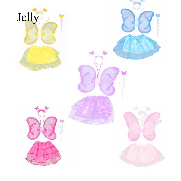 4 PCS/Set Children Dresses Stage Costume for Halloween Cosplay Show Party J979