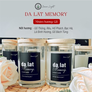 Nến Thơm Tinh Dầu Đà Lạt Memory Dành Cho Phòng Vừa Và Nhỏ Dawn Light