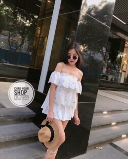 Áo bèo bẹt vai trắng [xả kho]