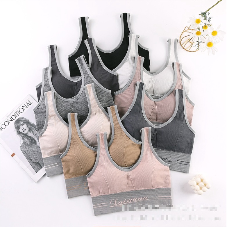 Áo bra nữ hai dây cotton thể thao, thiết kế đơn giản, trẻ trung, dễ phối đồ (MS 04044) Anna Shop