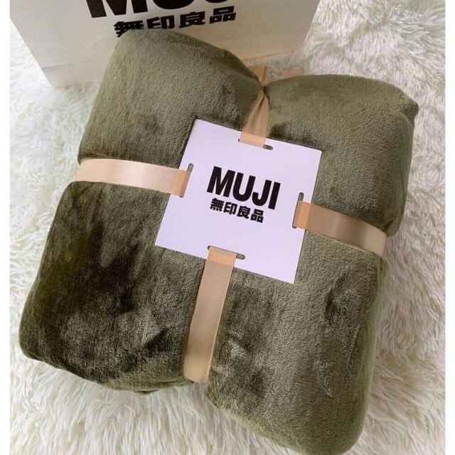 Chăn HÈ lông tuyết Muji 2 lớp siêu mềm mịn mùa hè kích thước 2m x 2m3