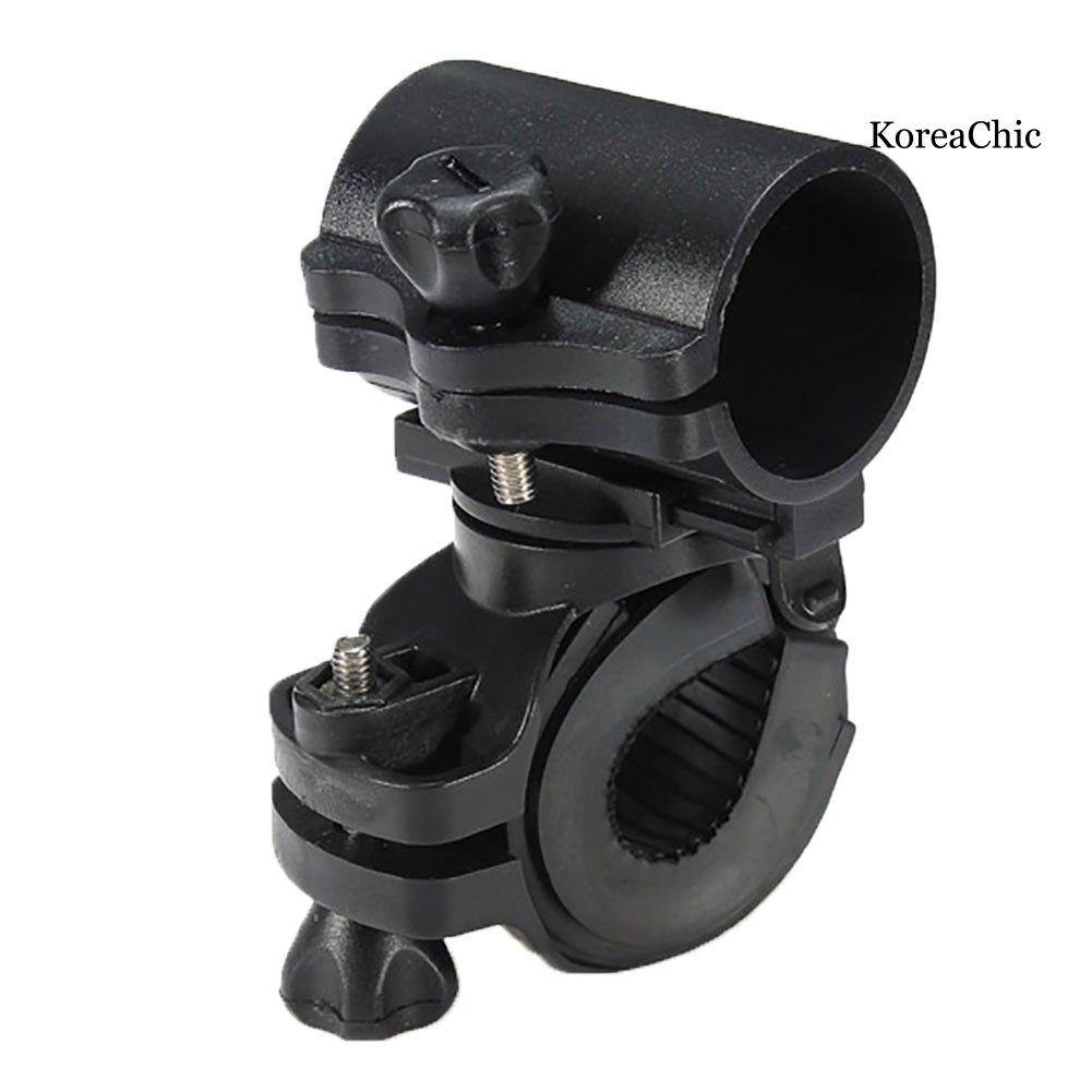 Giá đỡ đèn pin xoay 360 độ cho xe đạp