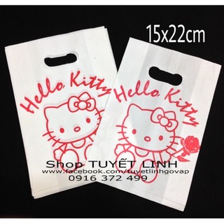 Túi xốp in hình Kitty cute 20x30 cm /50k / 500gr