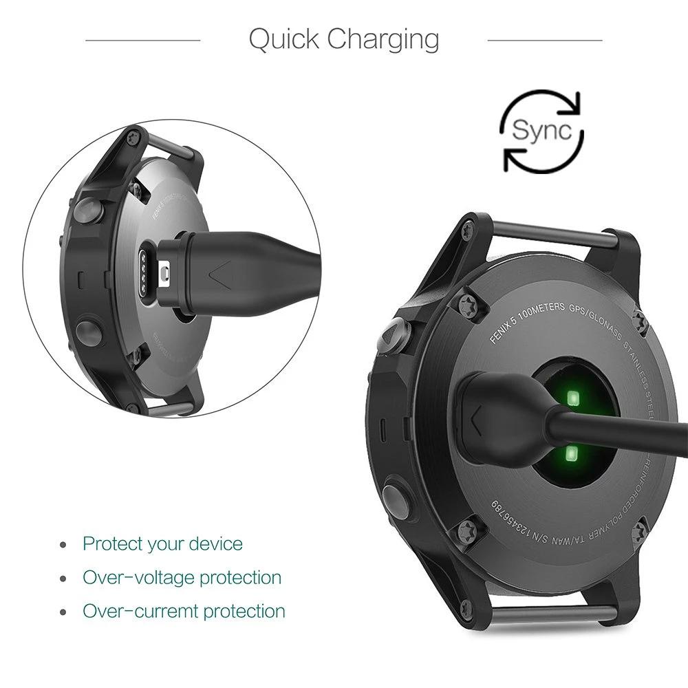 Cáp Sạc Dài 1M Cho Garmin Quatix 5 Garmin Forerunner / Garmin Fenix 5