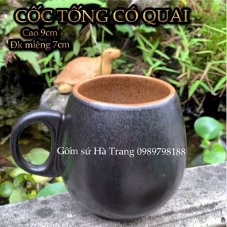 Cốc tống có quai  Gốm sứ Bát Tràng cao cấp không chì v