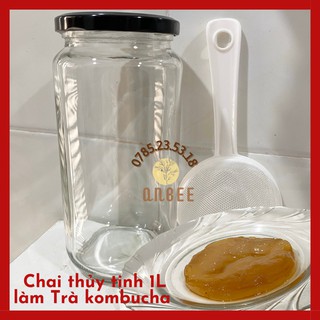 Lọ thủy tinh cao cấp - làm Kombucha - làm sữa chua kefir - 1000ml -  540ml
