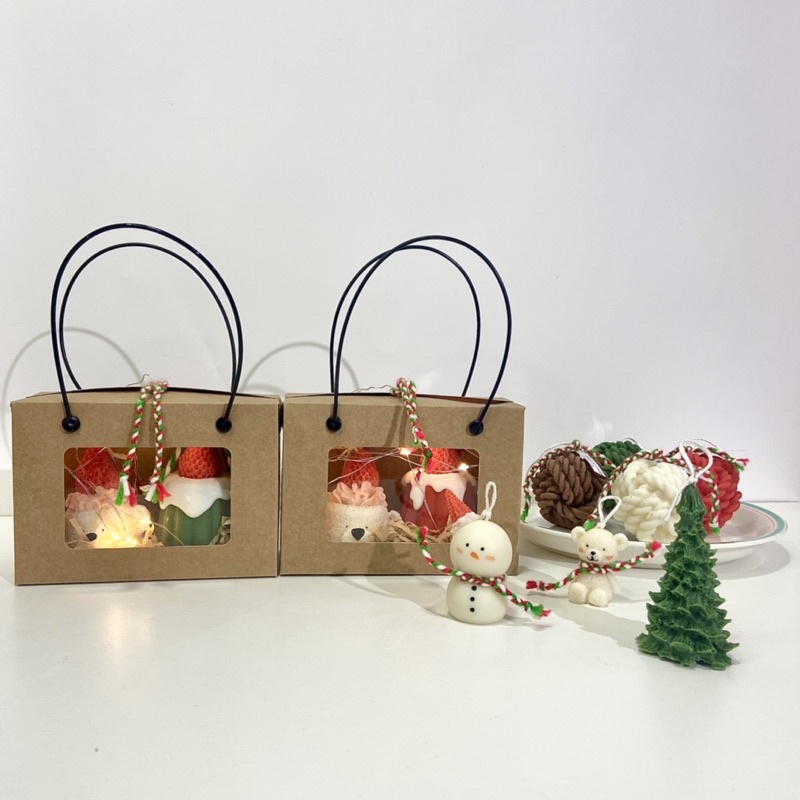 Gìt box 2 sản phẩm nến thơm giáng sinh