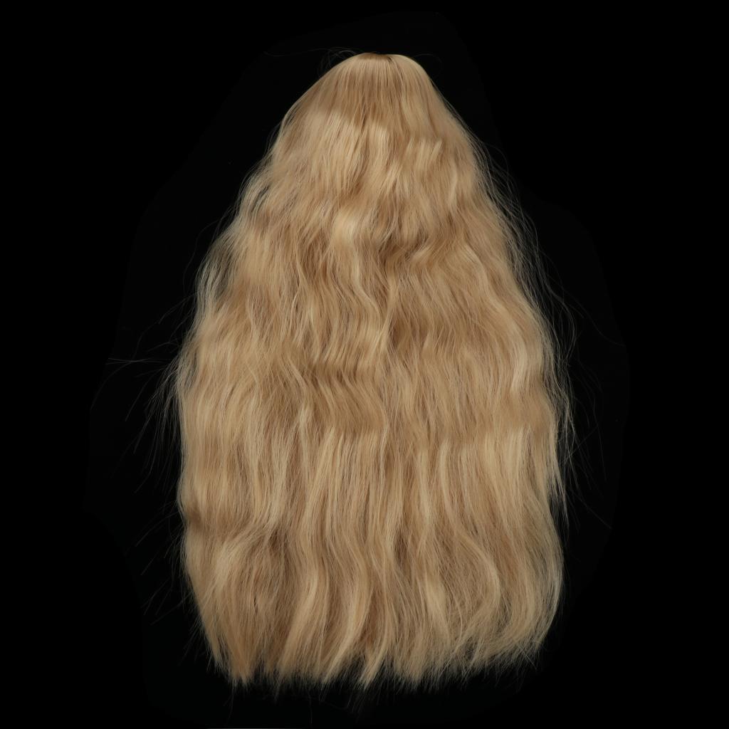 Tóc Giả Xoăn Màu Nâu Cho Búp Bê Tỉ Lệ 1 / 3