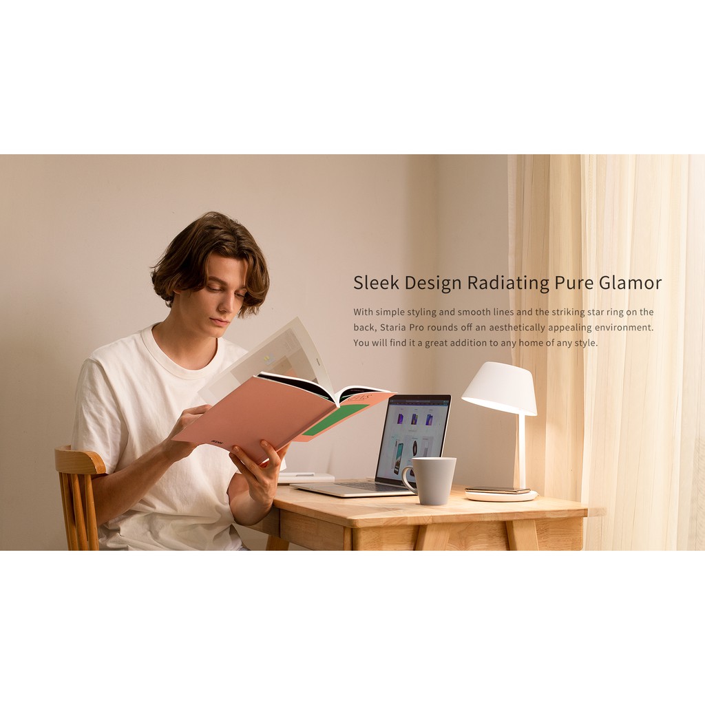 ĐÈN NGỦ THÔNG MINH KIÊM SẠC KHÔNG DÂY YEELIGHT STARIA PRO YLCT03YL –  APPLE HOMEKIT