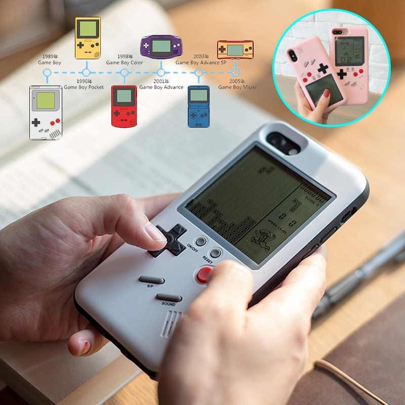 Ốp điện thoại hình máy chơi game cho iPhone 6 7 8 Plus XR XS MAX
