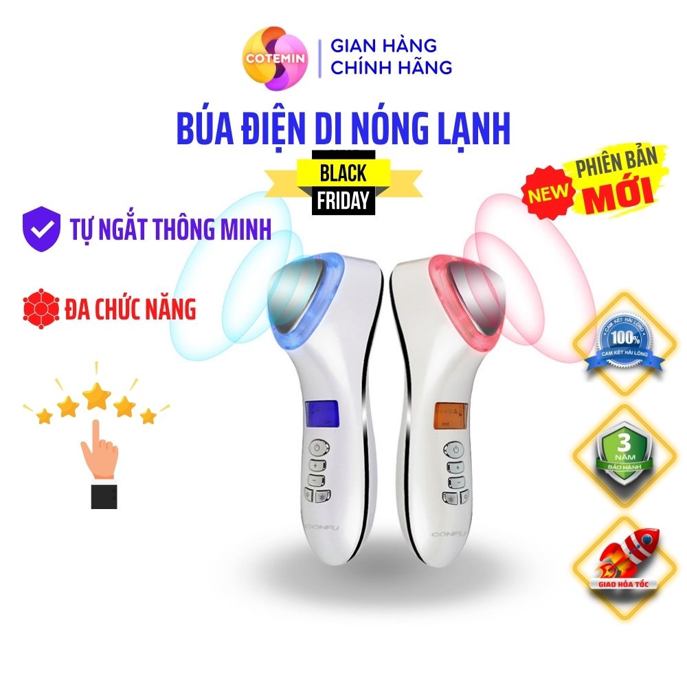 Búa Điện Di Nóng Lạnh Kết Hợp Ánh Sáng Sinh Học Hot And Cold Chính Hãng COTEMIN Bảo Hành 36 Tháng0