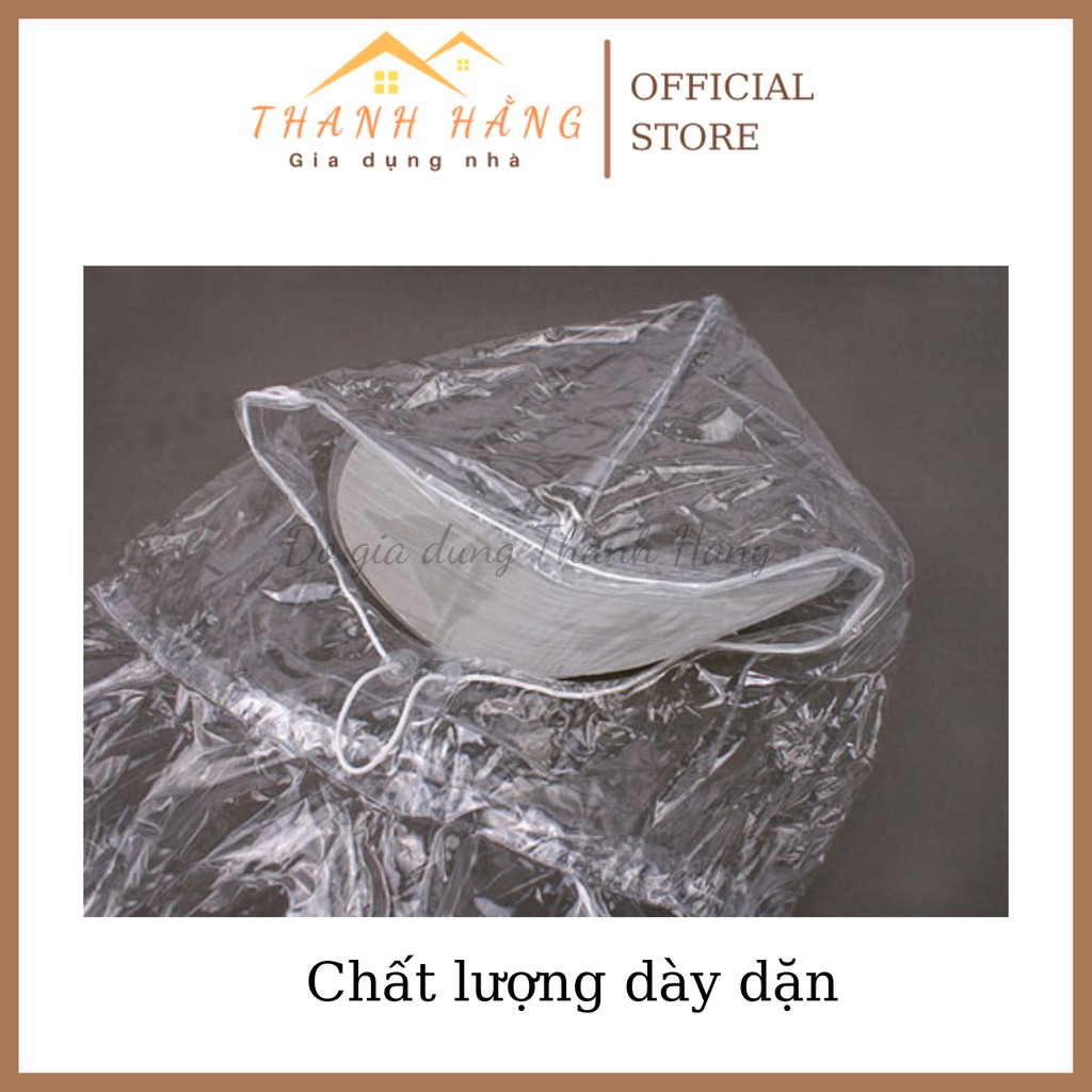 Áo mưa trong suốt cánh dơi nhựa vi sinh Thành Nam freeship