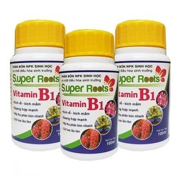 Phân Bón Sinh Học Super Roots Vitamin B1 100ml , Kích Rễ, Kích Mầm, Quang Hợp Mạnh, Hấp Thụ Phân Bón Nhanh