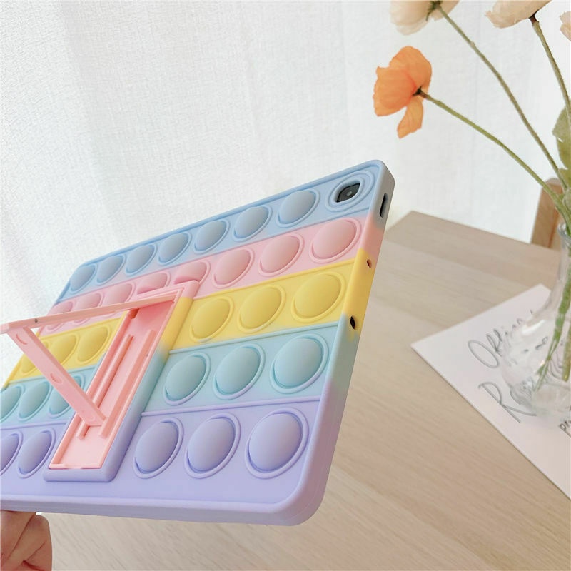 Ốp Máy Tính Bảng Bóp Bong Bóng Có Ngăn Đựng Bút Cho Samsung Galaxy Tab S6 Lite 10.4 Sm-P610 Sm-P615 Sm-P617