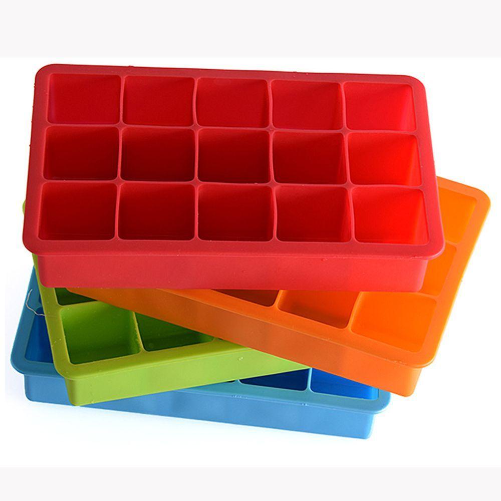 YIYU Khuôn Làm Đá Viên 15 Ngăn Tiện Lợi