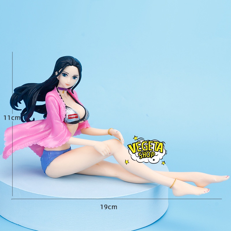 Mô hình One Piece - Nico Robin sexy quyến rũ xinh đẹp dễ thương tạo dáng ngồi duỗi chân - Dài 19cm Cao 11cm