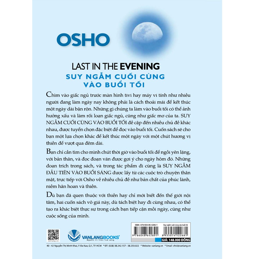 Sách OSHO Suy Ngẫm Cuối Cùng Vào Buổi Tối | BigBuy360 - bigbuy360.vn