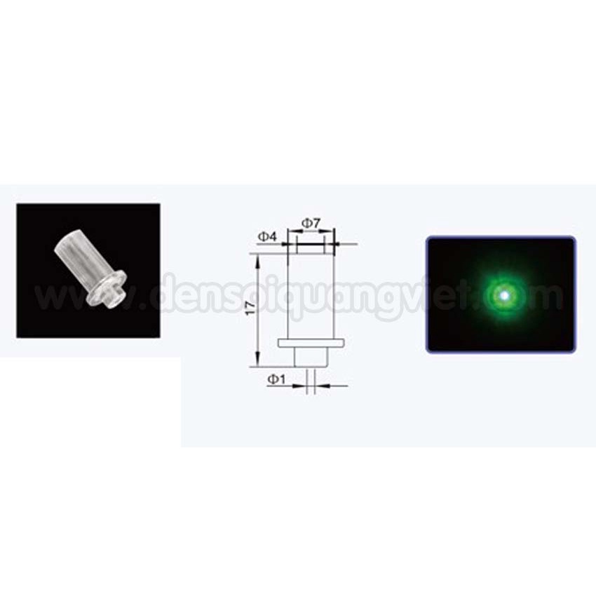 Đầu khuếch tán plastic tạo điểm nhấn, hiệu ứng đẹp mắt cho trần sao nhân tạo, trang trí sợi quang