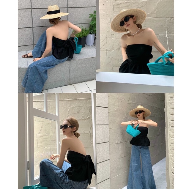 ☾☢Quần Jeans Lưng Cao Phong Cách Retro