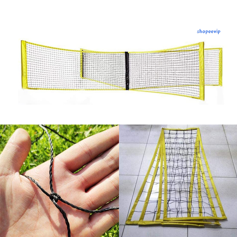 SPVP Portable Outdoor Beach Four-sided Cross Volleyball Sports Training Game Net