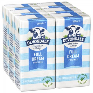 Lốc 12 hộp Sữa nguyên kem Devondale Fullcream 200ml