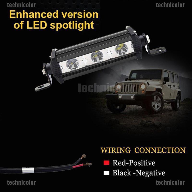 Đèn LED 3 Bóng 4inch 9W 6000K Chuyên Dụng Cho Tàu Thuyền