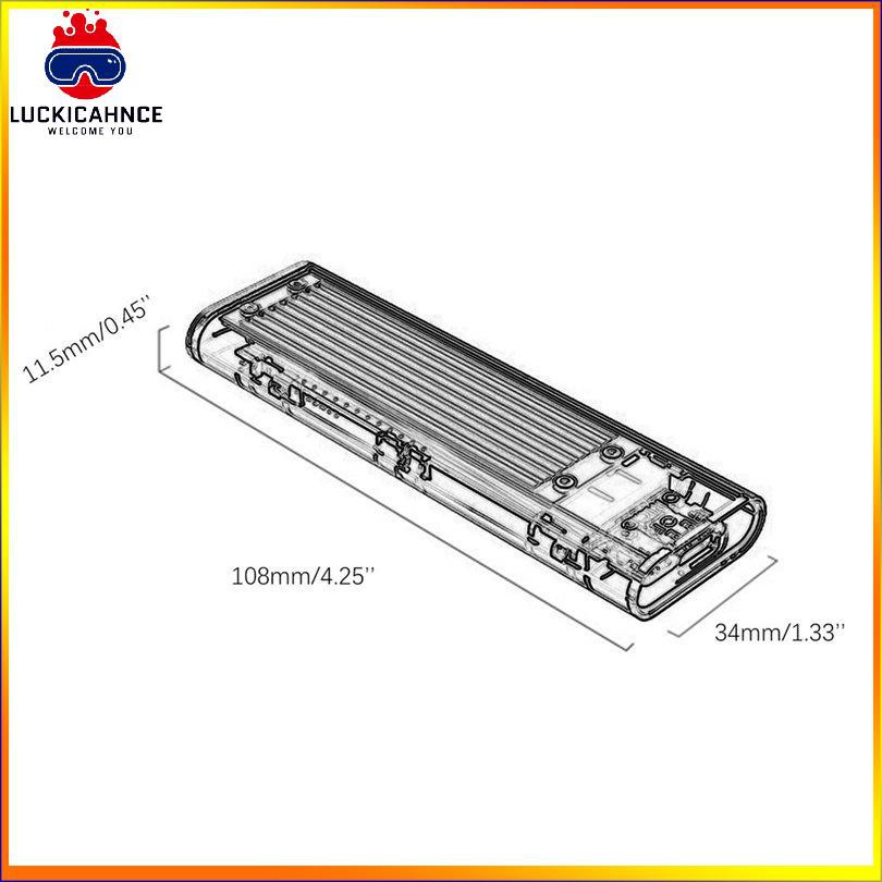Ổ Cứng Ngoài Ssd Tcm2-C3 M.2 Nvme Cổng Type-C Usb3.1 | BigBuy360 - bigbuy360.vn