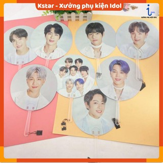 Quạt đục in hình thành viên Bangtan Map of The Soul Tour ( H1C02 )