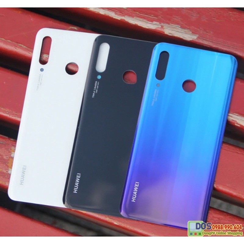 Vỏ thay nắp lưng kính cho Huawei P30 Lite, Nova 3e siêu đẹp như máy mới