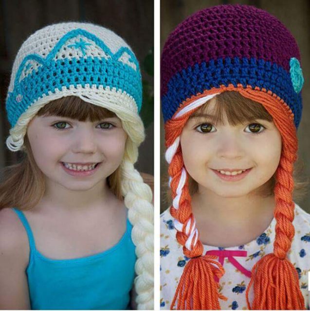 Mũ len công chúa Elsa, Anna cho bé gái