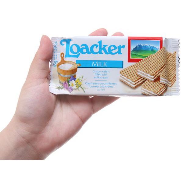 (5 vị) Bánh xốp Loacker gói 45gr