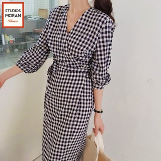 Đầm vạt chéo Xuân Hè MORAN