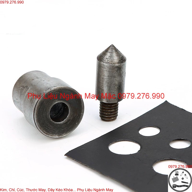 Khuôn cối đục thủng lỗ trên vải 3mm