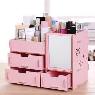 Kệ đựng mỹ phẩm bằng gỗ