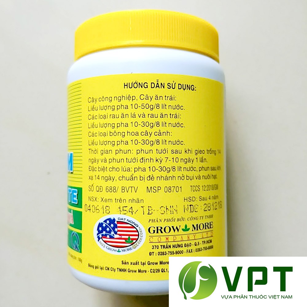 Phân Bón Lá NPK 6-30-30+TE Của Growmore Loại 100g