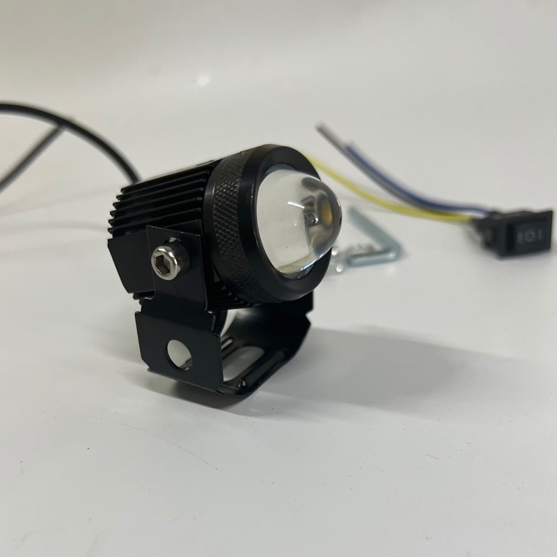 Đèn led trợ sáng mini 2 màu L3 trắng vàng.Tặng full phụ kiện