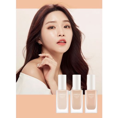 Kem Nền Lameila Vỏ trắng Siêu phẩm Che Khuyết Điểm Phấn nước BB Cream