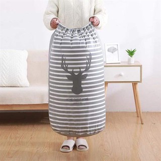 Túi đựng chăn dây rút - hình con hươu - Kích thước 85x45cm