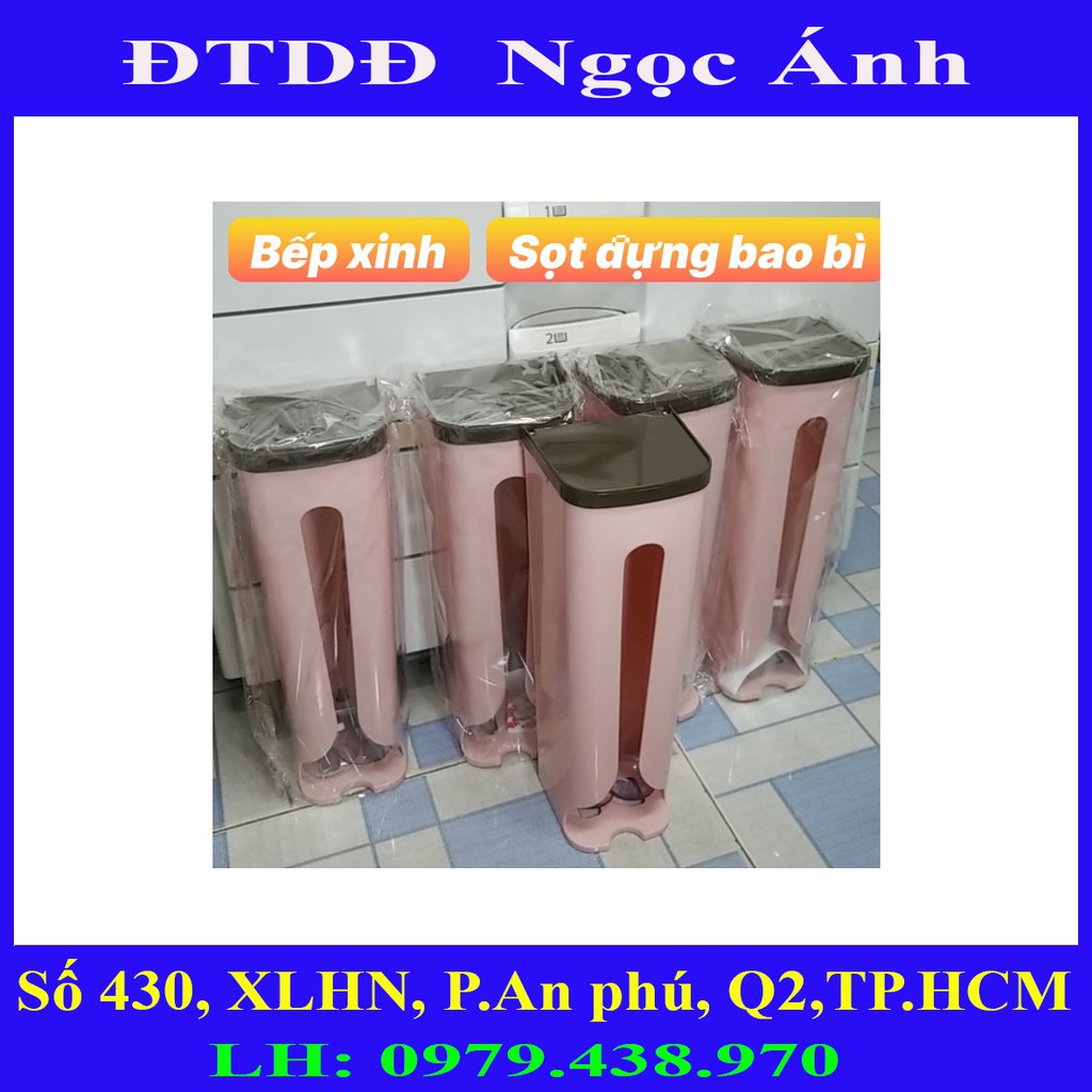 Đồ dùng nhà bếp xinh, hàng tiện lợi, sọt đựng bao bì tái sử dụng