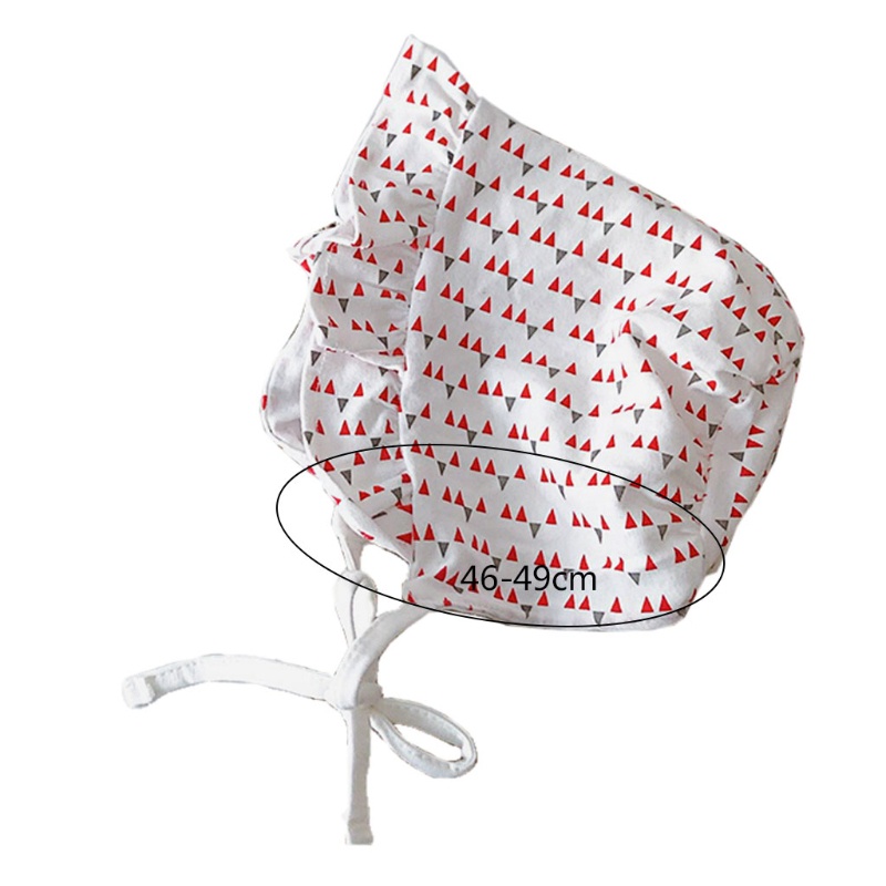 Mũ Cotton Phối Ren Dễ Thương Dành Cho Bé Gái