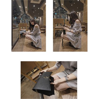 Đầm big size quảng châu  cổ yếm  D33