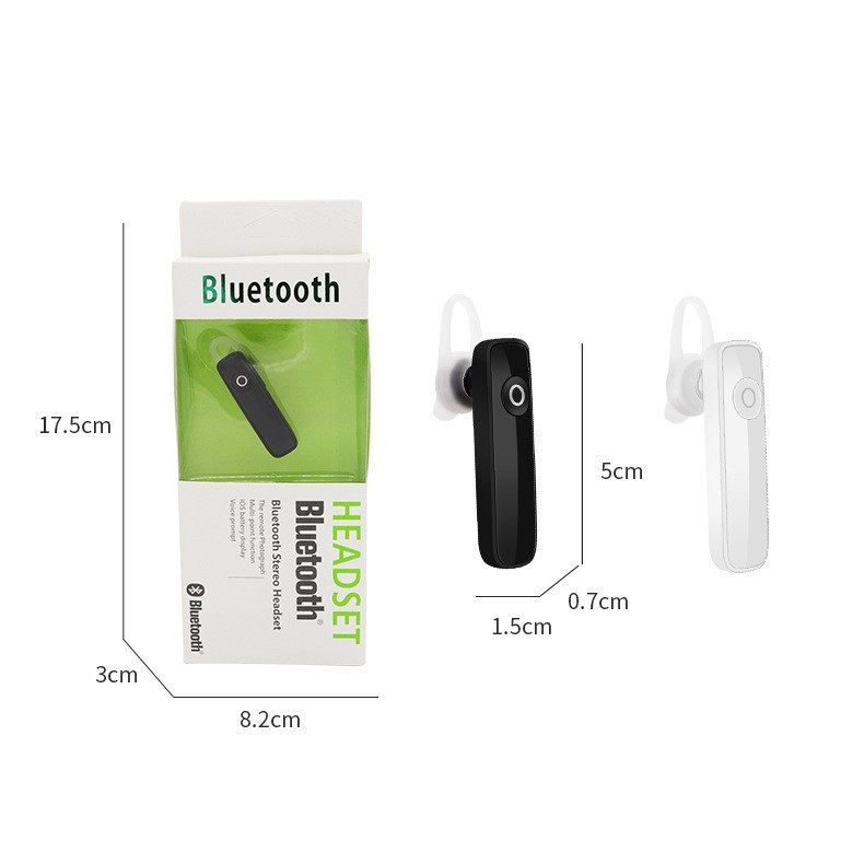 Tai nghe bluetooth, tai nghe không dây M165 hỗ trợ đàm thoại giá rẻ