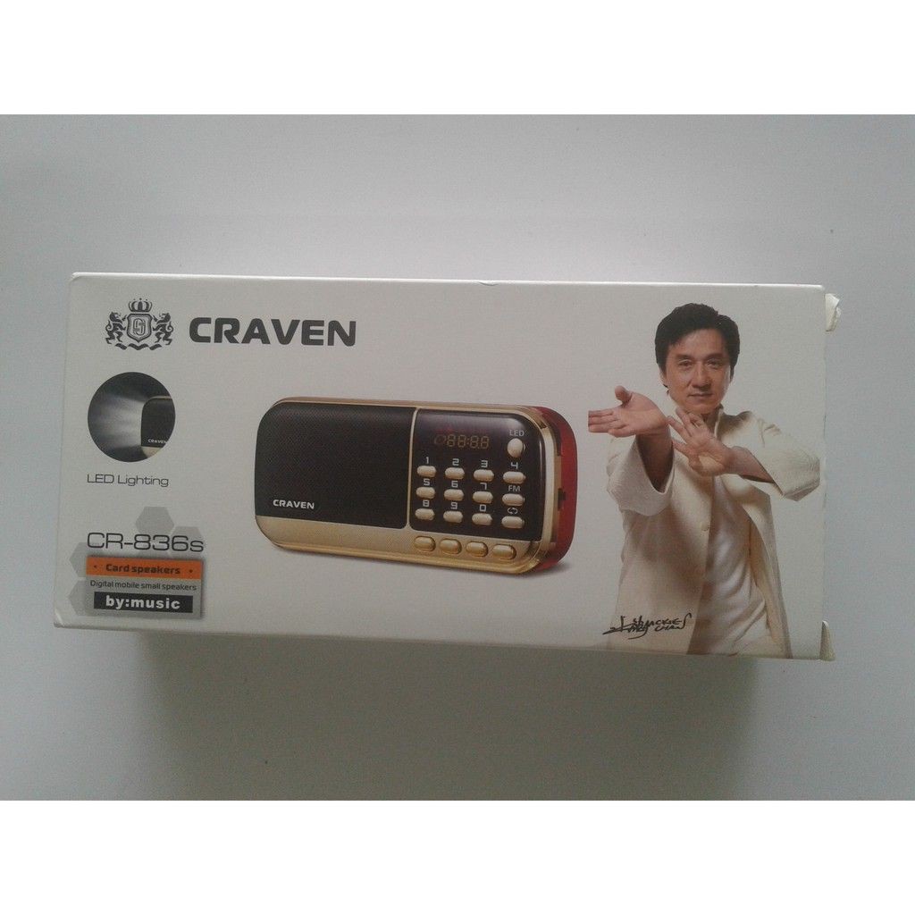 Loa cắm usb, thẻ nhớ, FM Craven CR-836S