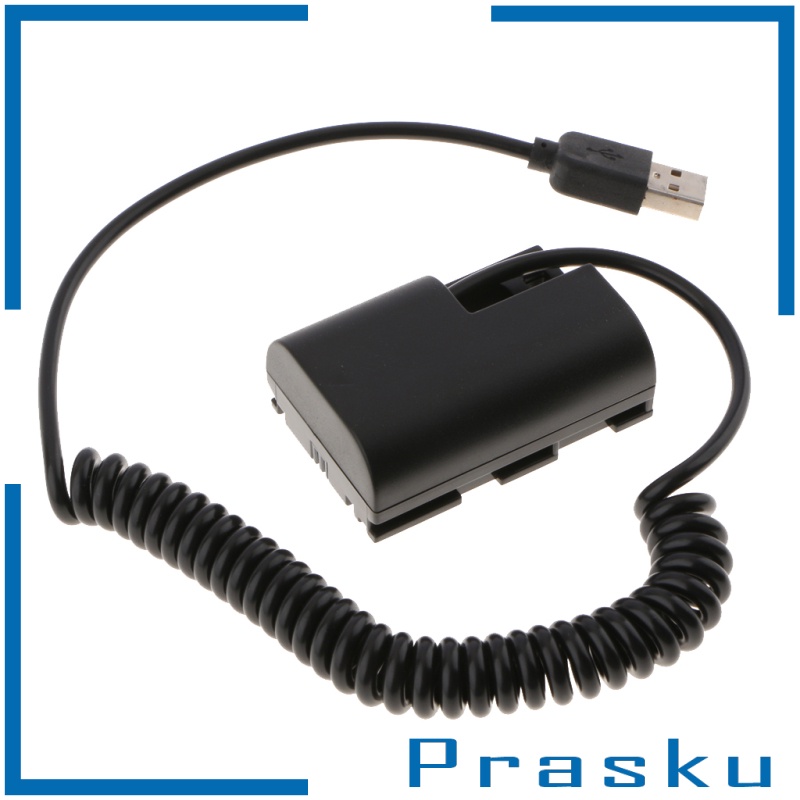 [PRASKU]LP-E6 Battery DC Coupler DR-E6 for Canon 5D 7D 6D 60D 80D 70D Power Supply