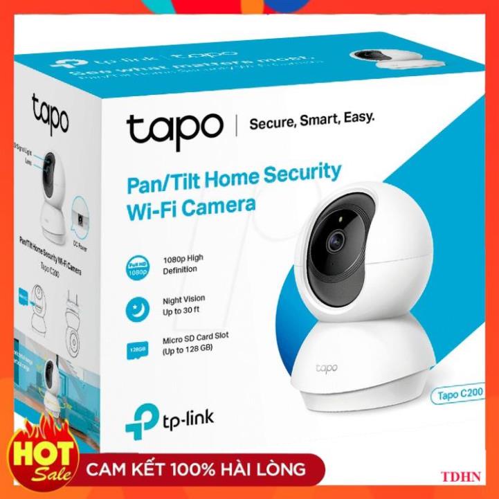 [Hãng] Camera Wi-Fi An Ninh Gia Đình Quay Quét TPlink Tapo C200 - Bảo hành chính hãng 24 tháng