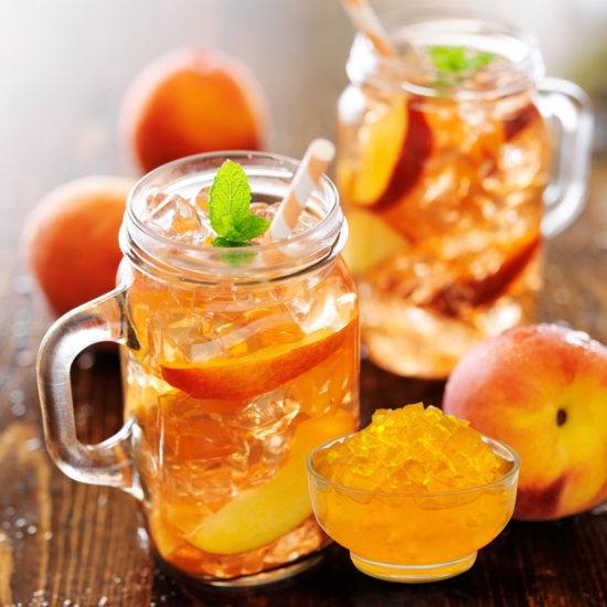 Thạch Dừa vị Đào Coconut Jerry Cắt Hạt 10mm - Túi 1kg - Giải nhiệt, pudding, Giải khát mùa hè