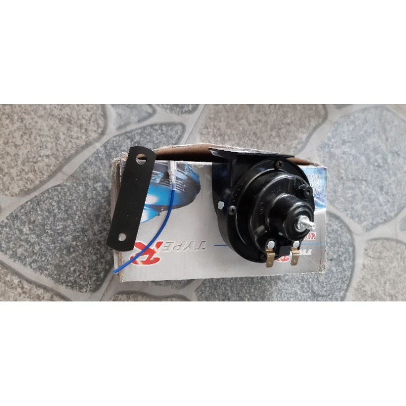 2 kèn sò vỏ màu trắng