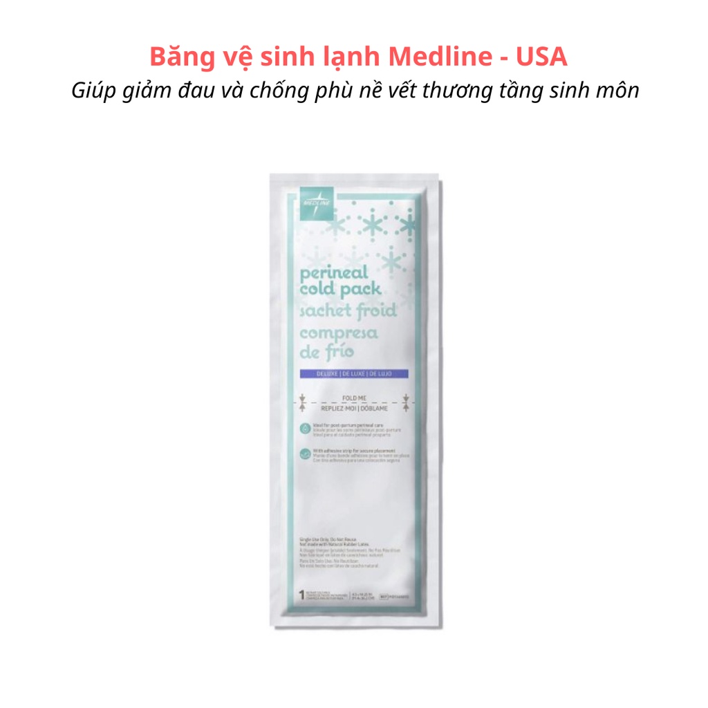 Băng vệ sinh lạnh Medline, Rapid Relif giúp giảm đau chống phù nề vết thương tầng sinh môn sau sinh SHOP MẸ GẤU
